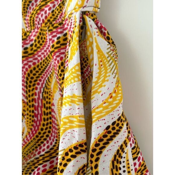 Francis + Benedict Pleated Cotton Mini Skirt Women's Multicolor Size Medium - Picture 6 of 6